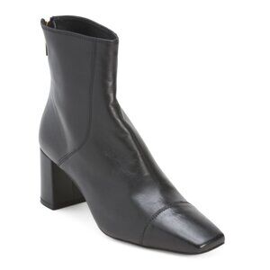LK BENNETT Black Made In Spain Leather Maxine Ankle Boots